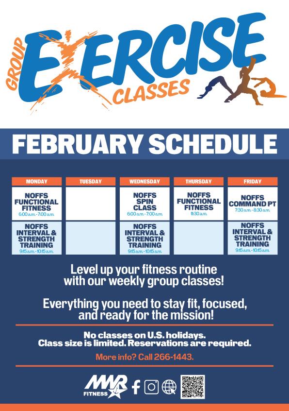 Group Exercise Classes Schedule